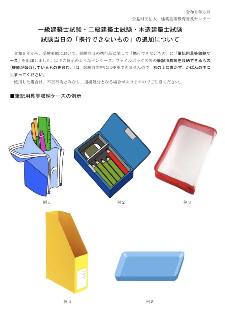 一級二級建築士製図試験用製図板 - 筆記具